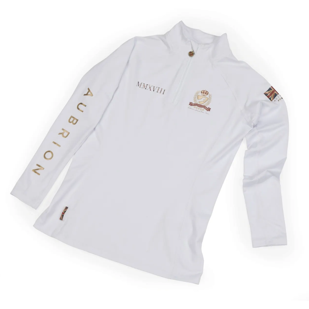 Shires Aubrion Team Long Sleeve Girls Base Layer