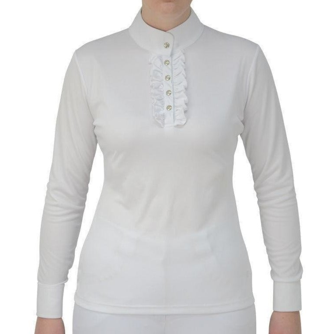 HyFASHION Katherine Ruffle Long Sleeved Show Shirt