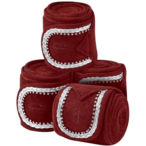 Weatherbeeta Fleece Bling Bandage 4 Pack