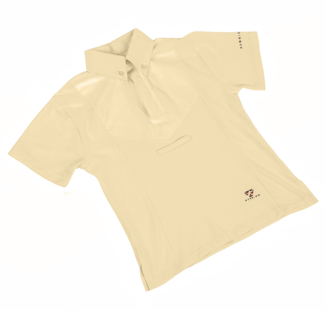 Shires Aubrion Childs Short Sleeve Tie Shirt