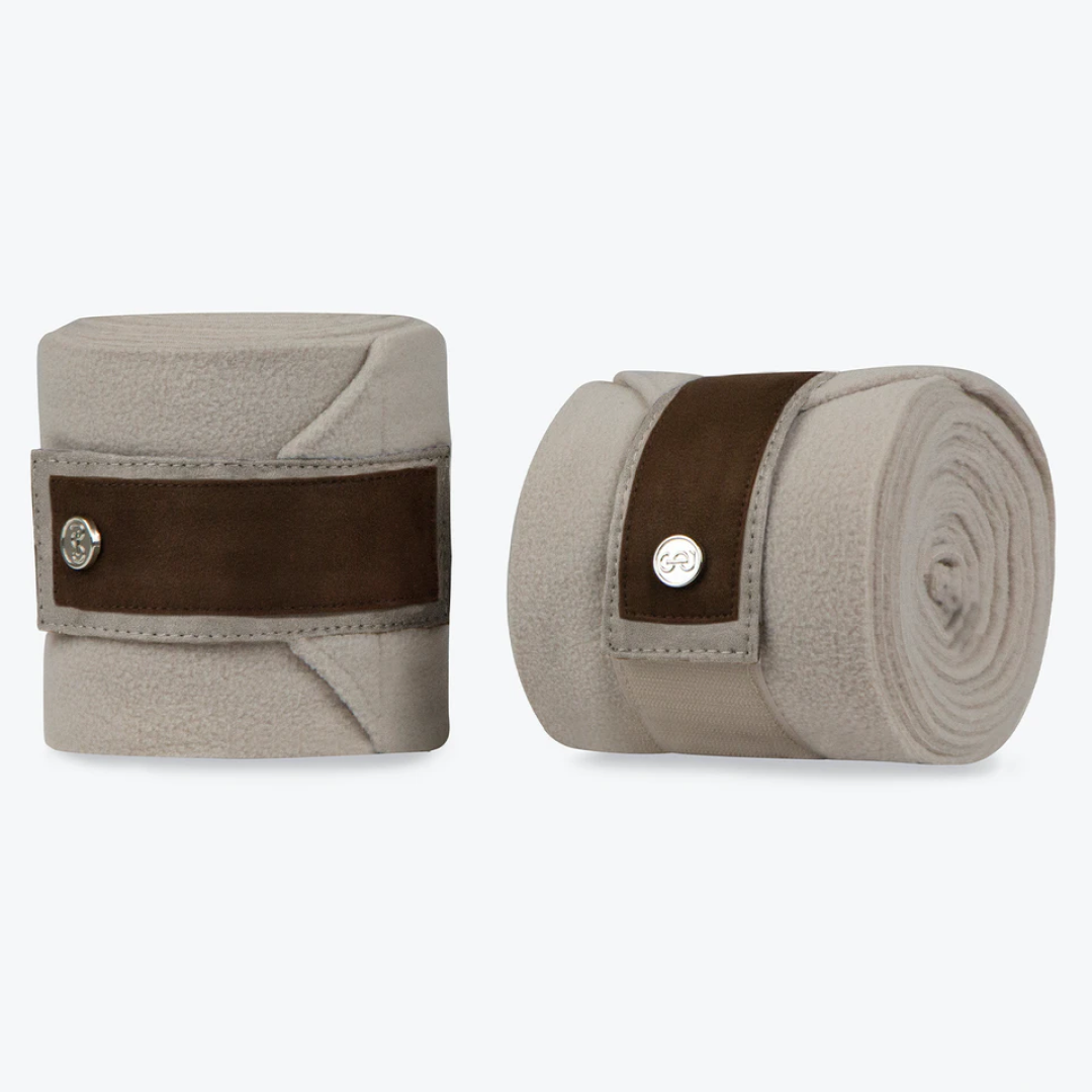 PS of Sweden Latte Suede Polo Bandages #colour_latte