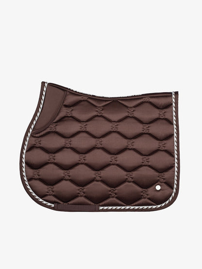 PS of Sweden Coffee Signature Jump Saddle Pad #colour_coffee