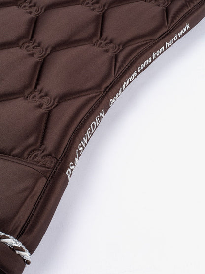 PS of Sweden Coffee Signature Jump Saddle Pad #colour_coffee