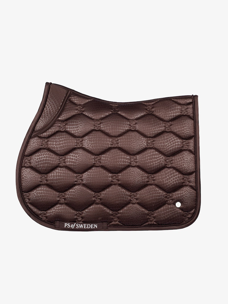 PS of Sweden Coffee Desert Jump Saddle Pad #colour_coffee-desert