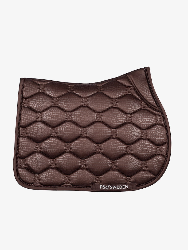 PS of Sweden Coffee Desert Jump Saddle Pad #colour_coffee-desert