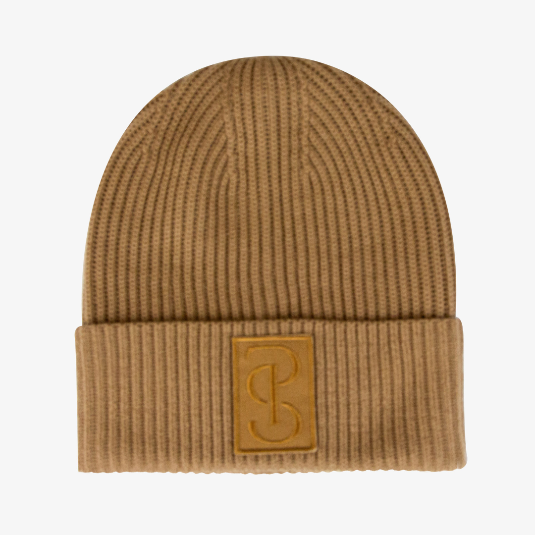PS of Sweden Camel Sally Knitted Beanie#colour_camel