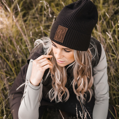 PS of Sweden Coffee Sally Knitted Beanie#colour_coffee
