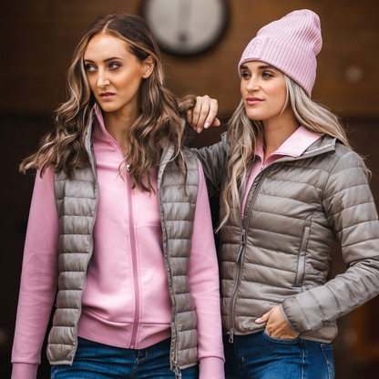 PS of Sweden Beige Verbier Padded Jacket#colour_beige
