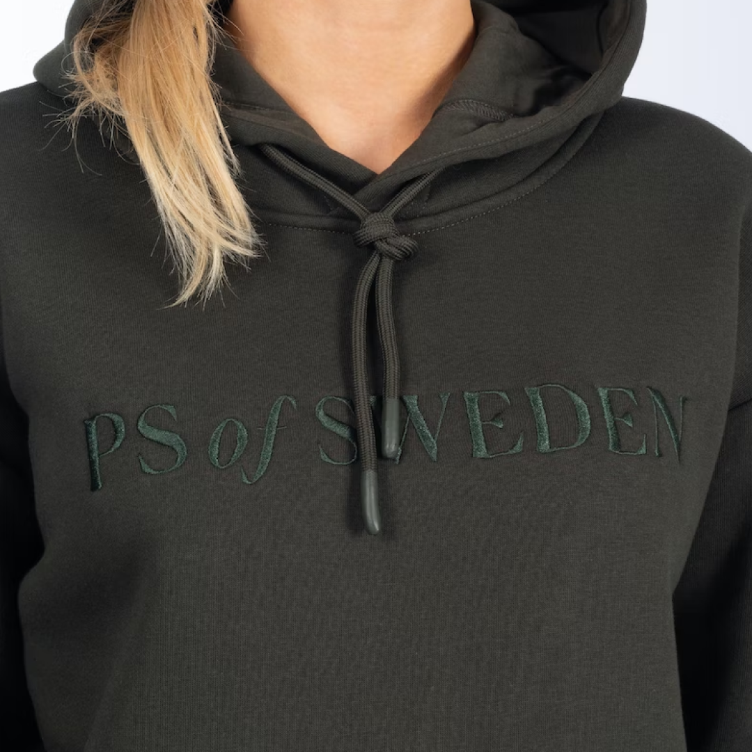 PS of Sweden Angela Hoodie #colour_dark-green