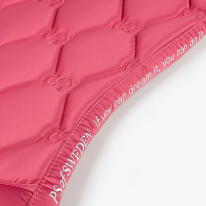 PS of Sweden Berry Pink Essential Saddle Pad Jump #colour_berry-pink