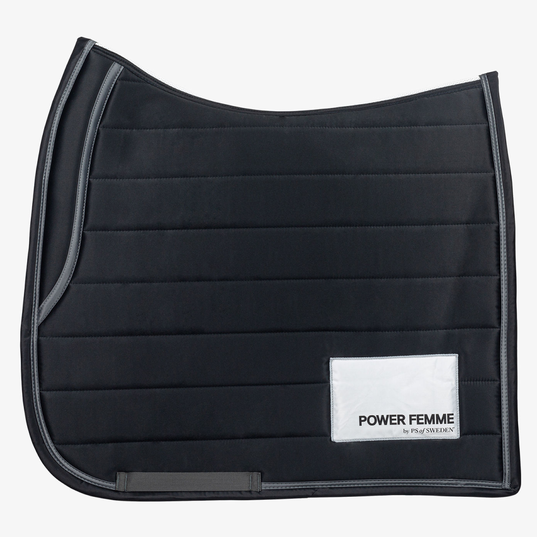 PS of Sweden Black Line Dressage Saddle Pad #colour_black