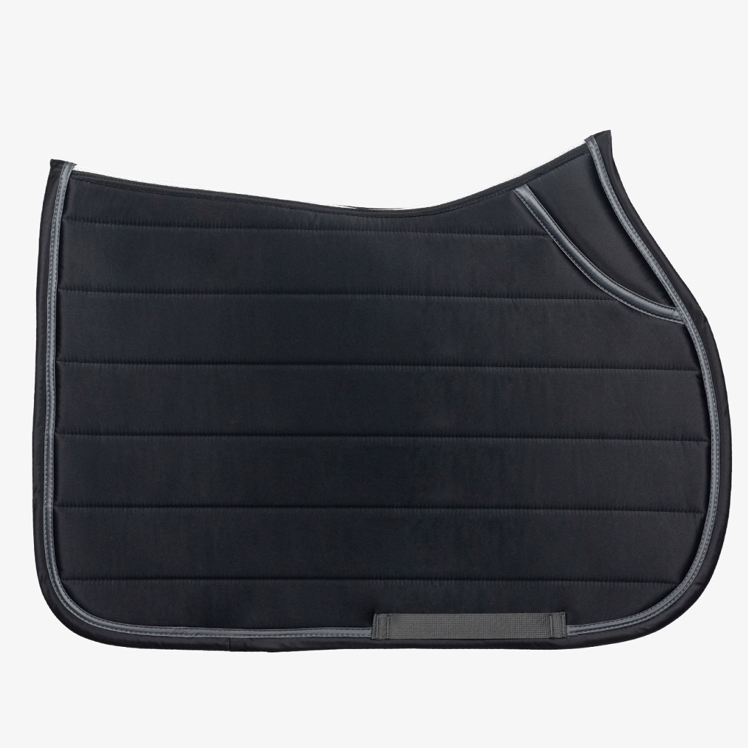PS of Sweden Black Line Jump Saddle Pad #colour_black