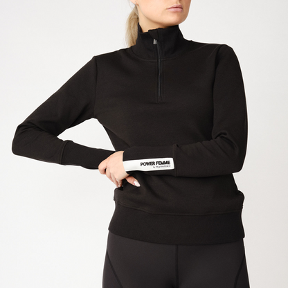 PS of Sweden Black Meya Mid Layer #colour_black