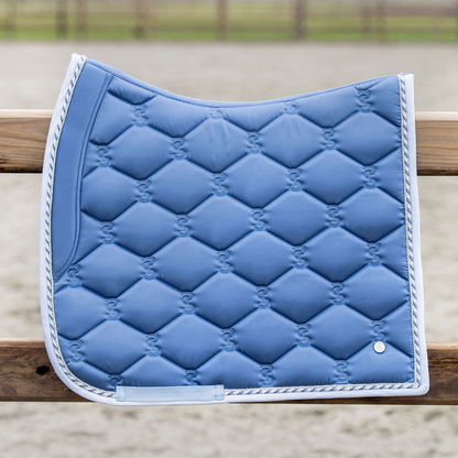 PS of Sweden Dove Blue Signature Dressage Saddle Pad #colour_dove-blue