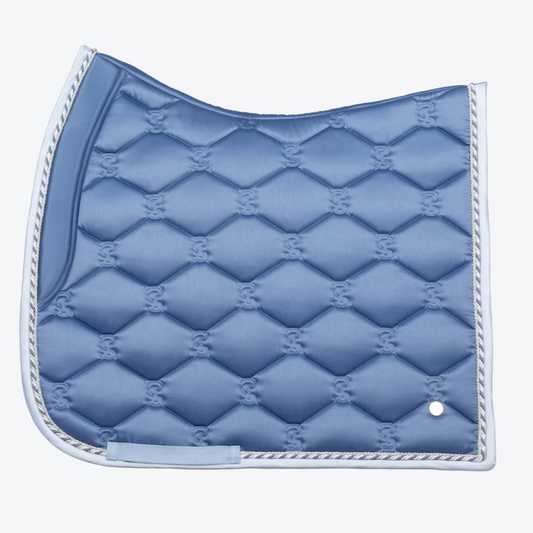PS of Sweden Dove Blue Signature Dressage Saddle Pad #colour_dove-blue