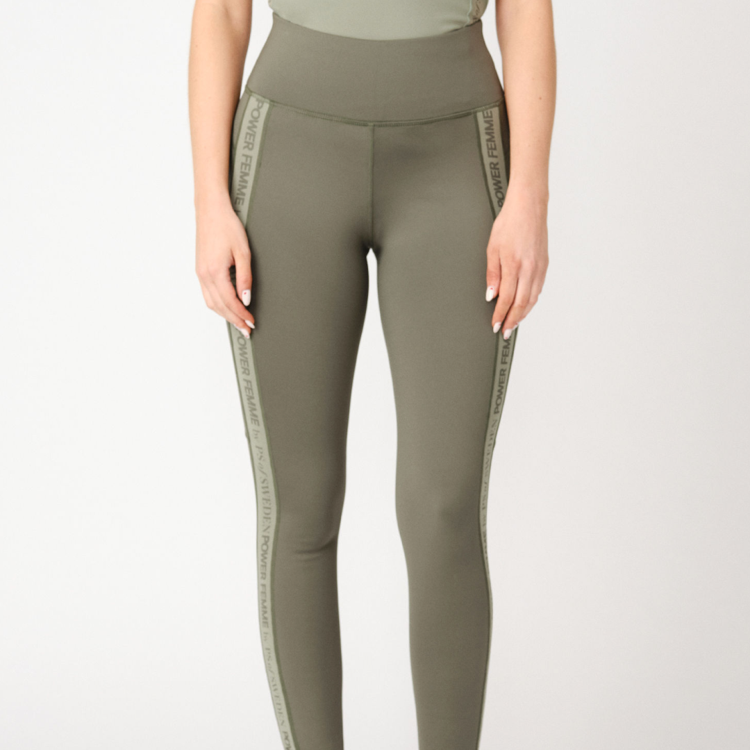 PS of Sweden Hunter Green Emina Riding Tights #colour_hunter-green