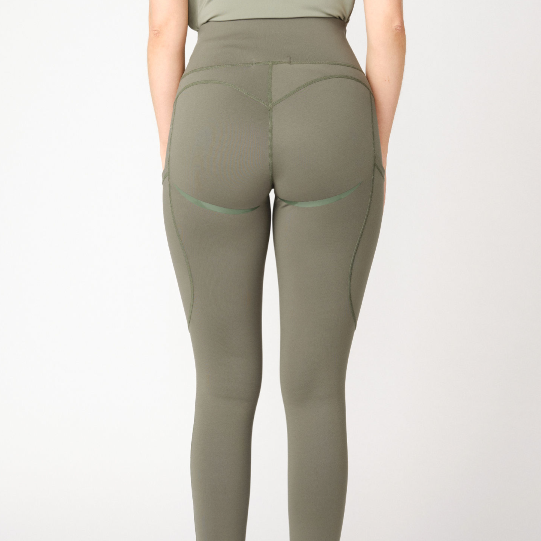 PS of Sweden Hunter Green Emina Riding Tights #colour_hunter-green