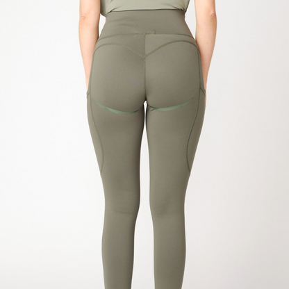 PS of Sweden Hunter Green Emina Riding Tights #colour_hunter-green
