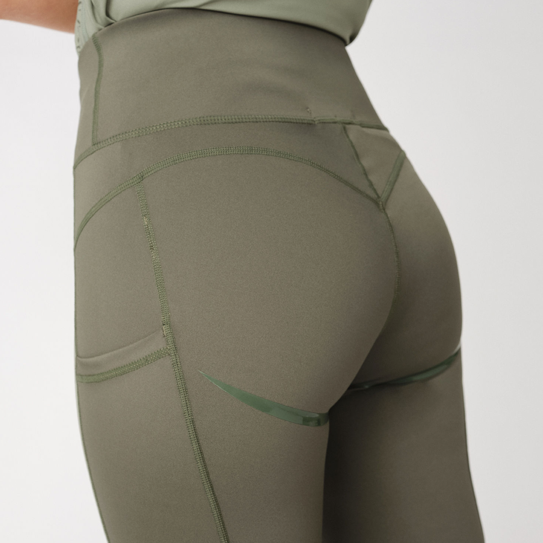 PS of Sweden Hunter Green Emina Riding Tights #colour_hunter-green
