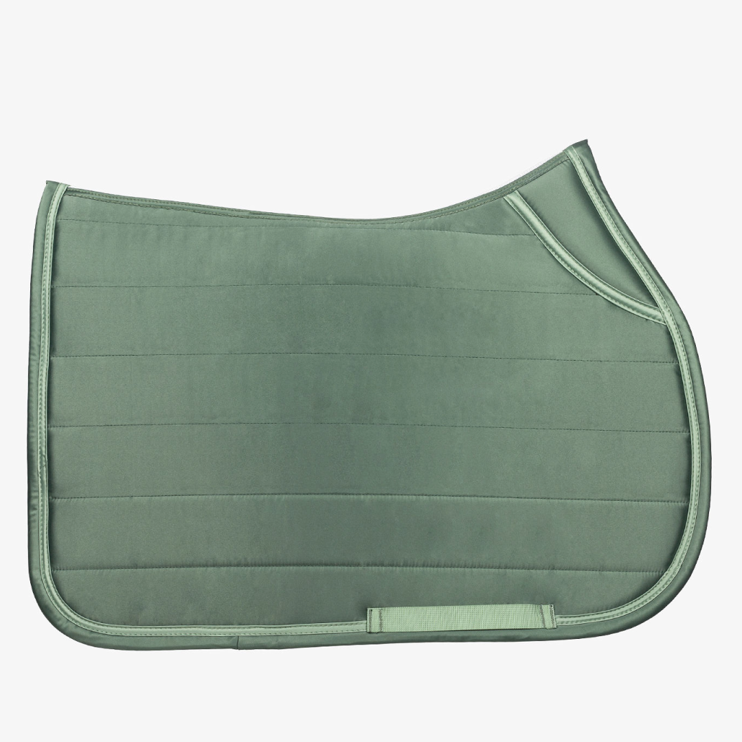 PS of Sweden Hunter Green Line Jump Saddle Pad #colour_hunter-green