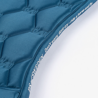 PS of Sweden Mirage Blue Signature Jump Saddle Pad #colour_mirage-blue