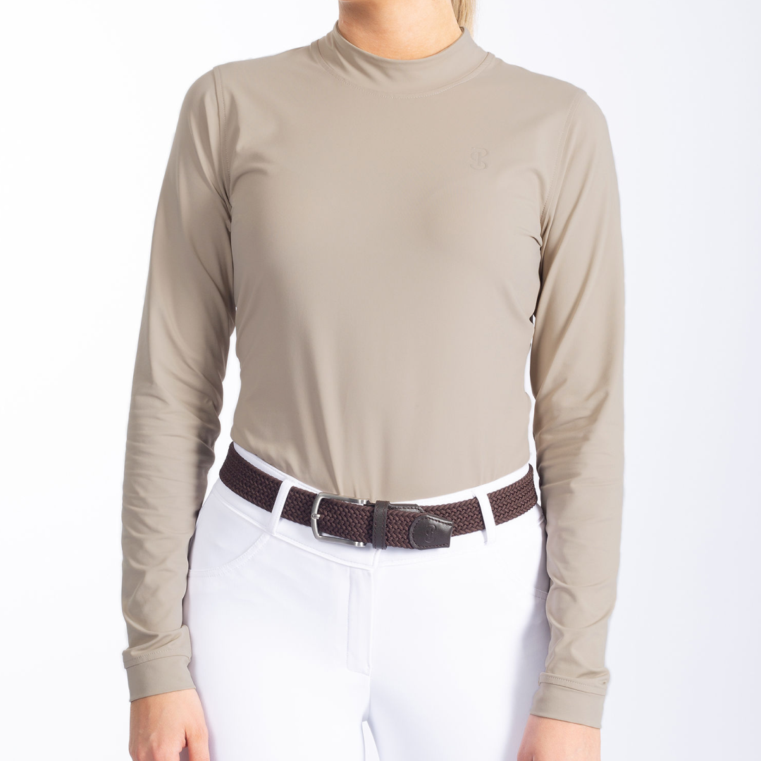 PS of Sweden Moon Rock Louise Long Sleeve Base Layer #colour_moon-rock