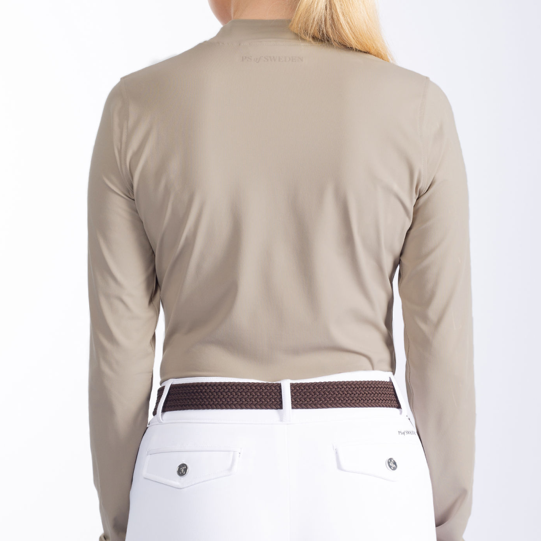 PS of Sweden Moon Rock Louise Long Sleeve Base Layer #colour_moon-rock