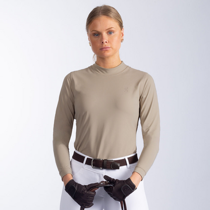 PS of Sweden Moon Rock Louise Long Sleeve Base Layer #colour_moon-rock