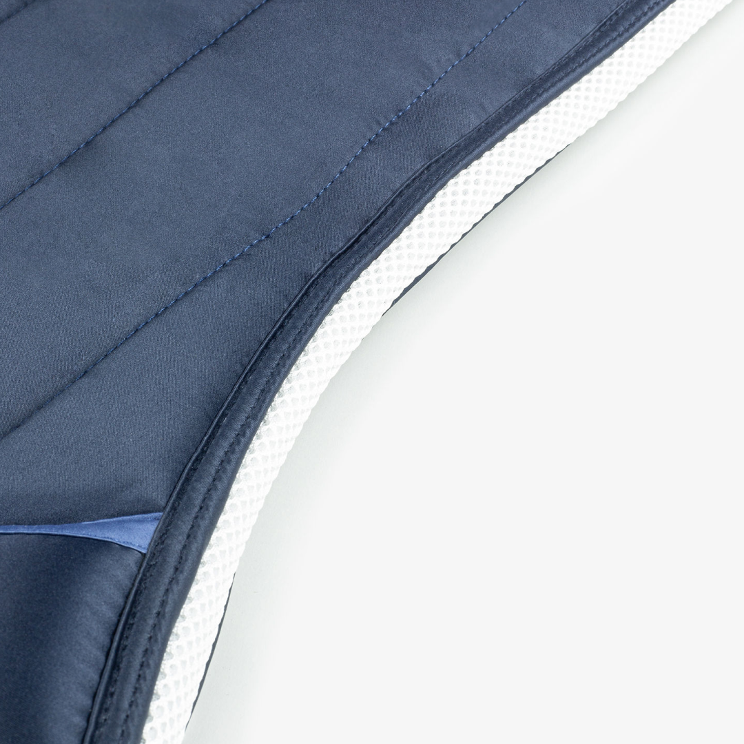 PS of Sweden Navy Line Dressage Saddle Pad #colour_navy