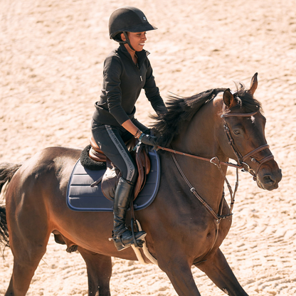 PS of Sweden Navy Line Jump Saddle Pad #colour_navy
