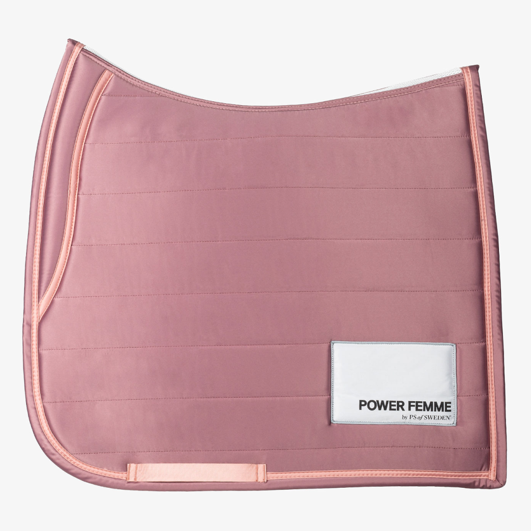  PS of Sweden Night Rose Line Dressage Saddle Pad #colour_night-rose