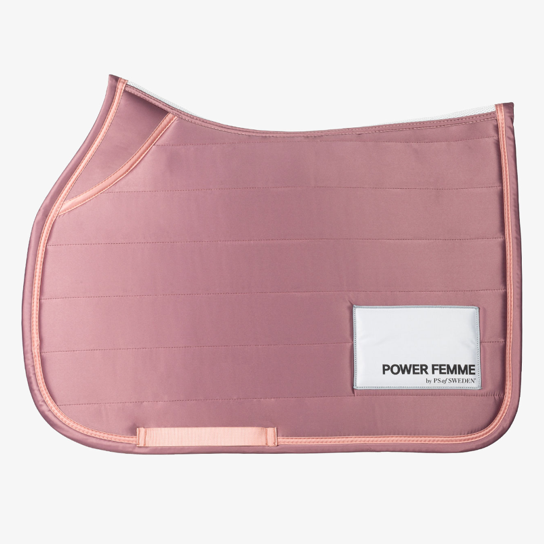 PS of Sweden Night Rose Line Jump Saddle Pad #colour_night-rose