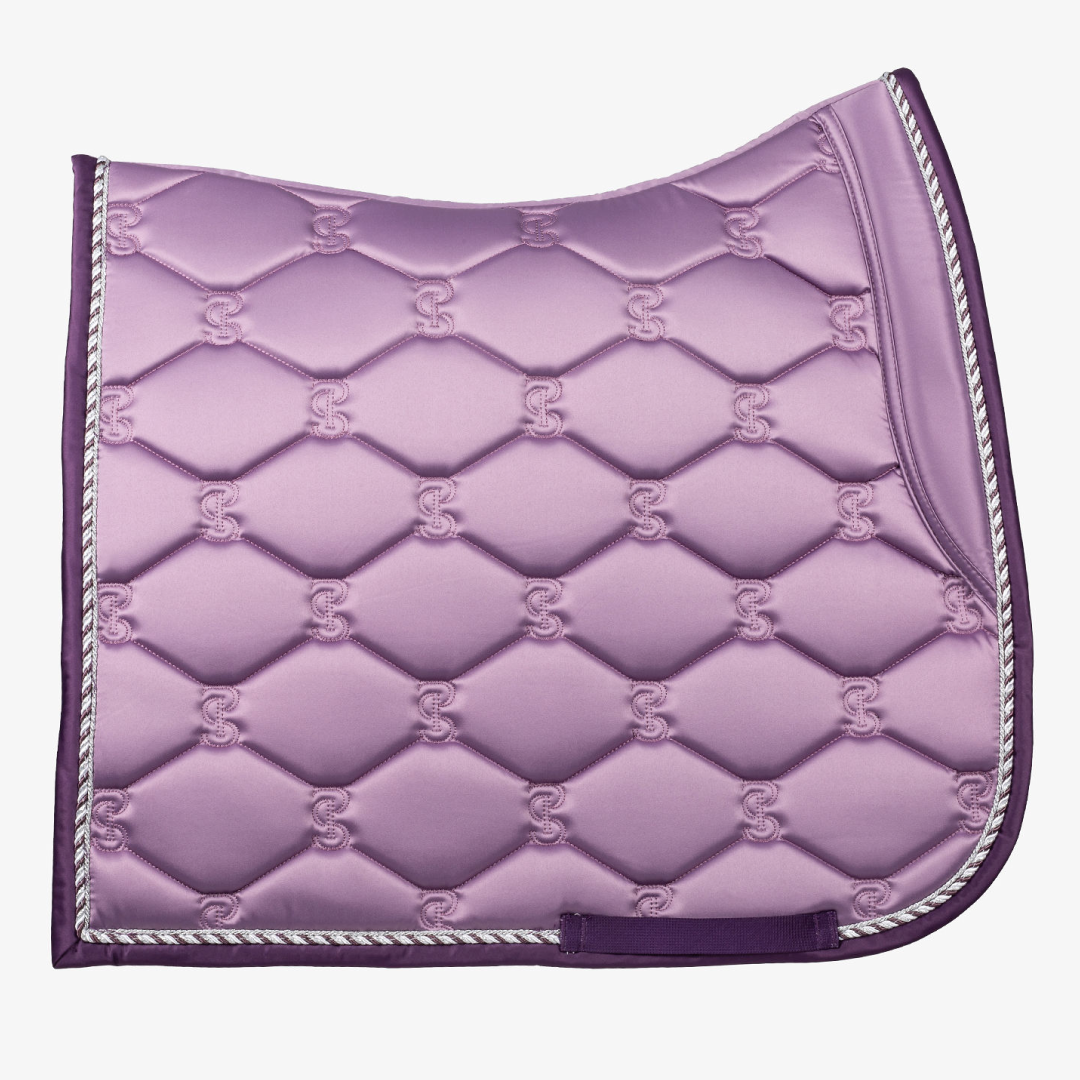 PS of Sweden Purple Grape Signature Dressage Saddle Pad #colour_purple-grape