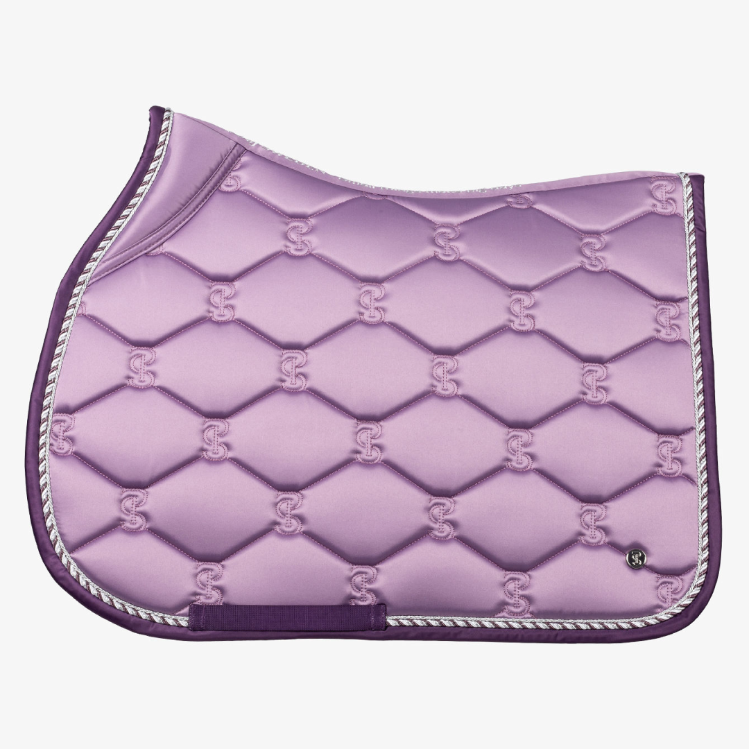 PS of Sweden Purple Grape Signature Jump Saddle Pad #colour_purple-grape
