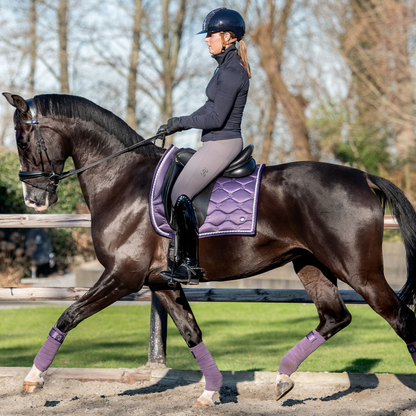 PS of Sweden Purple Signature Dressage Saddle Pad #colour_purple