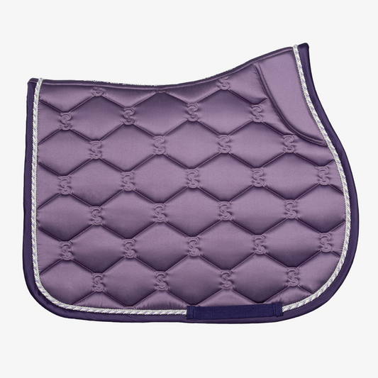 PS of Sweden Purple Signature Jump Saddle Pad #colour_purple
