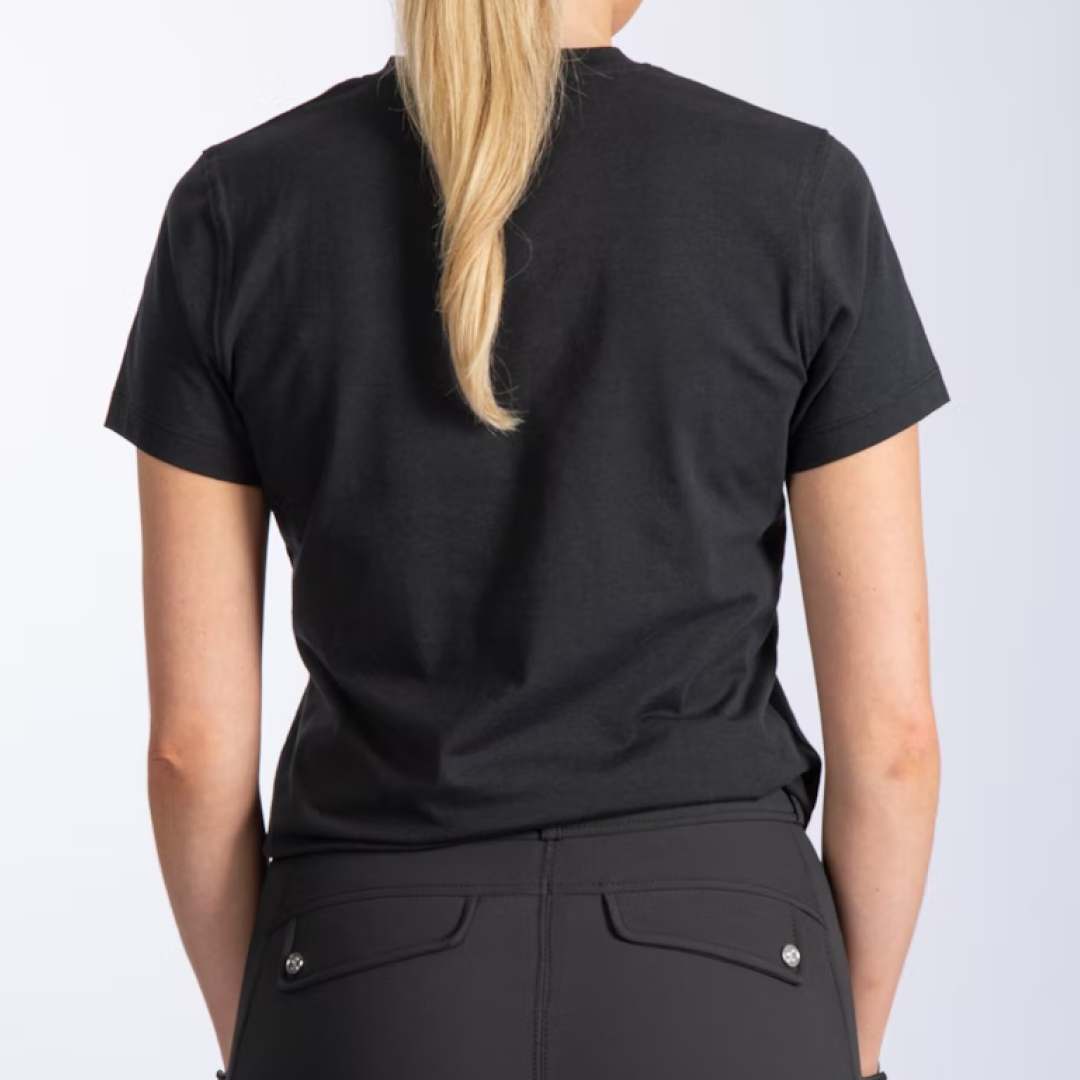 PS of Sweden Signe Cotton Tee #colour_black