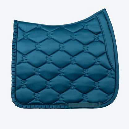 PS of Sweden Petrol Blue Ruffle Dressage Saddle Pad