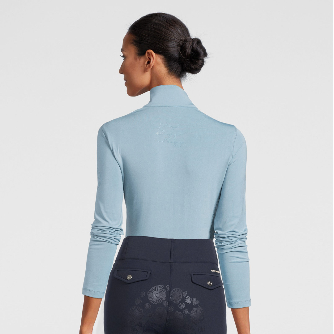 PS of Sweden Aqua Alessandra Half-Zip Base Layer