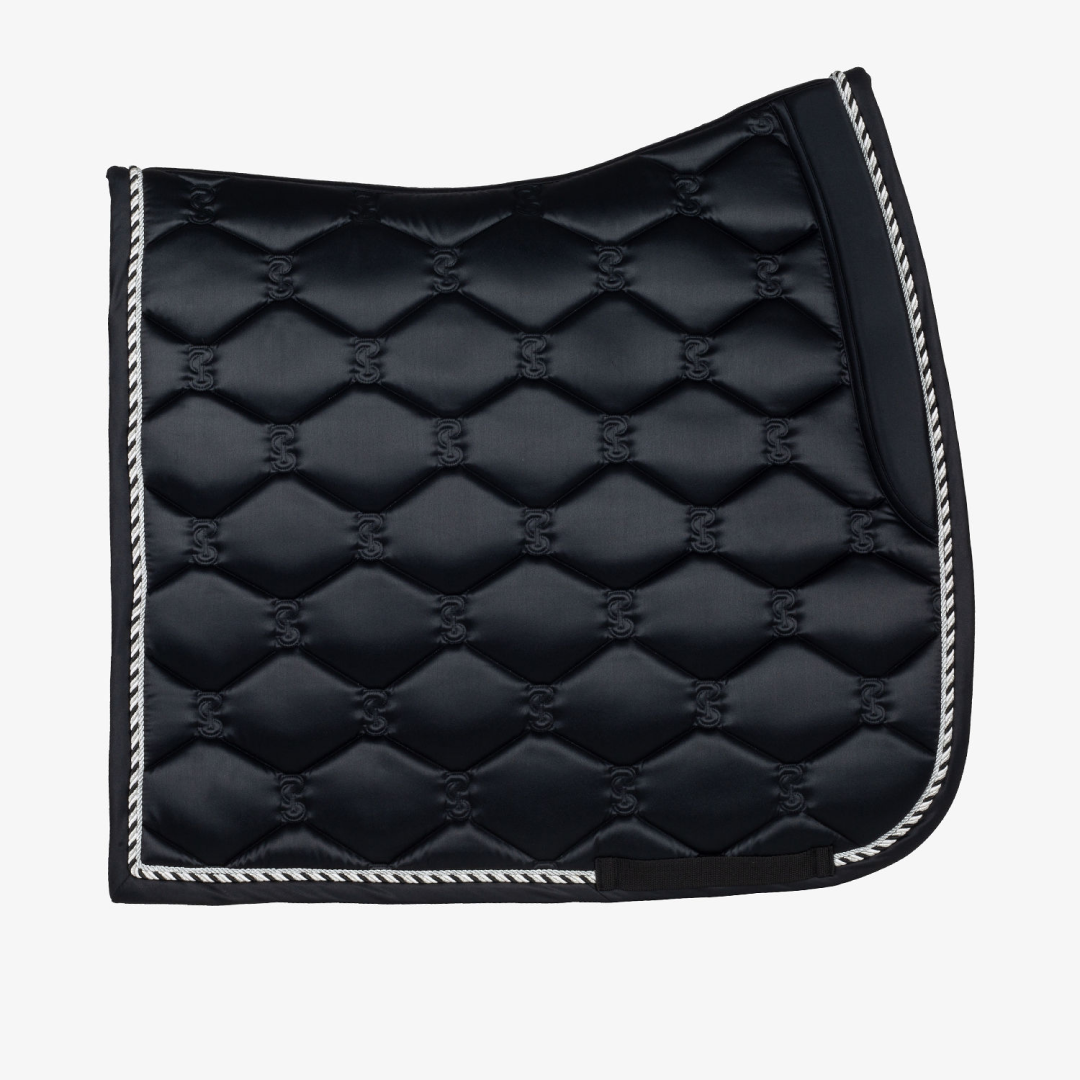 PS of Sweden Black Signature Dressage Saddle Pad #colour_black