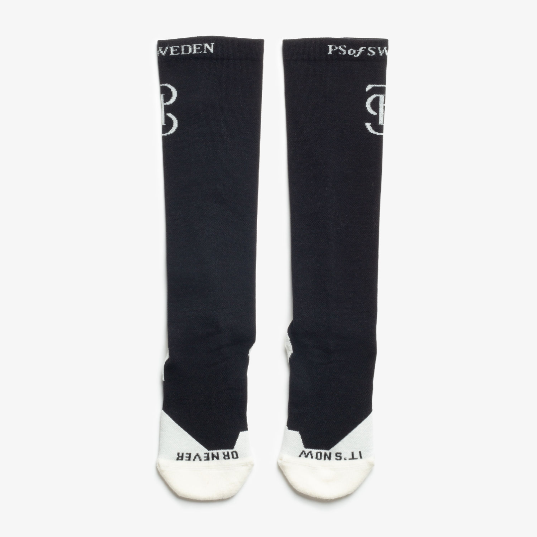 PS of Sweden Black Holly Riding Socks #colour_black