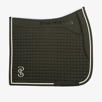 PS of Sweden Elite Dark Green Dressage Saddle Pad #colour_dark-green
