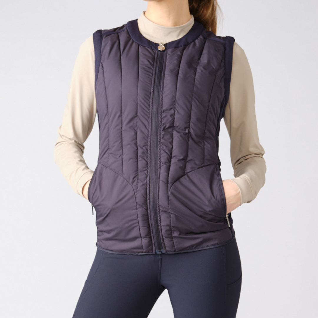 PS of Sweden Navy Astrid Tech Vest #colour_navy