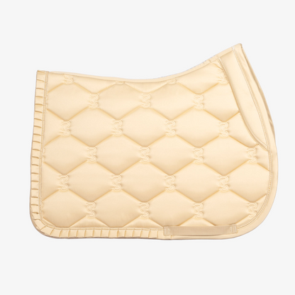 PS of Sweden Light Sand Ruffle Jump Saddle Pad #colour_light-sand