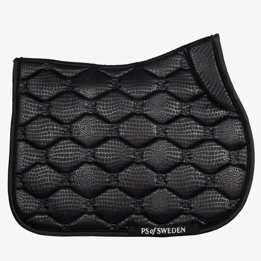 PS of Sweden Black Desert Jump Saddle Pad #colour_black