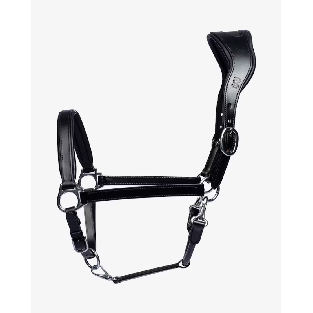PS of Sweden Black Leather Halter #colour_black