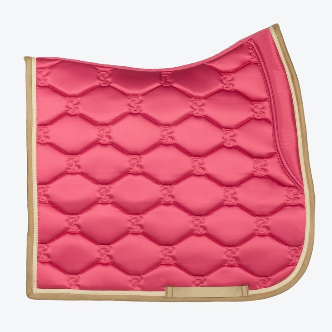 PS of Sweden Berry Pink Essential Dressage Saddle Pad #colour_berry-pink
