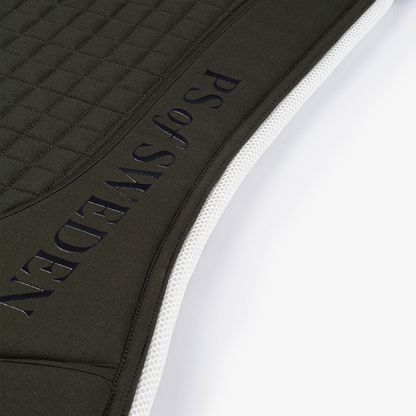 PS of Sweden Elite Dark Green Dressage Saddle Pad #colour_dark-green