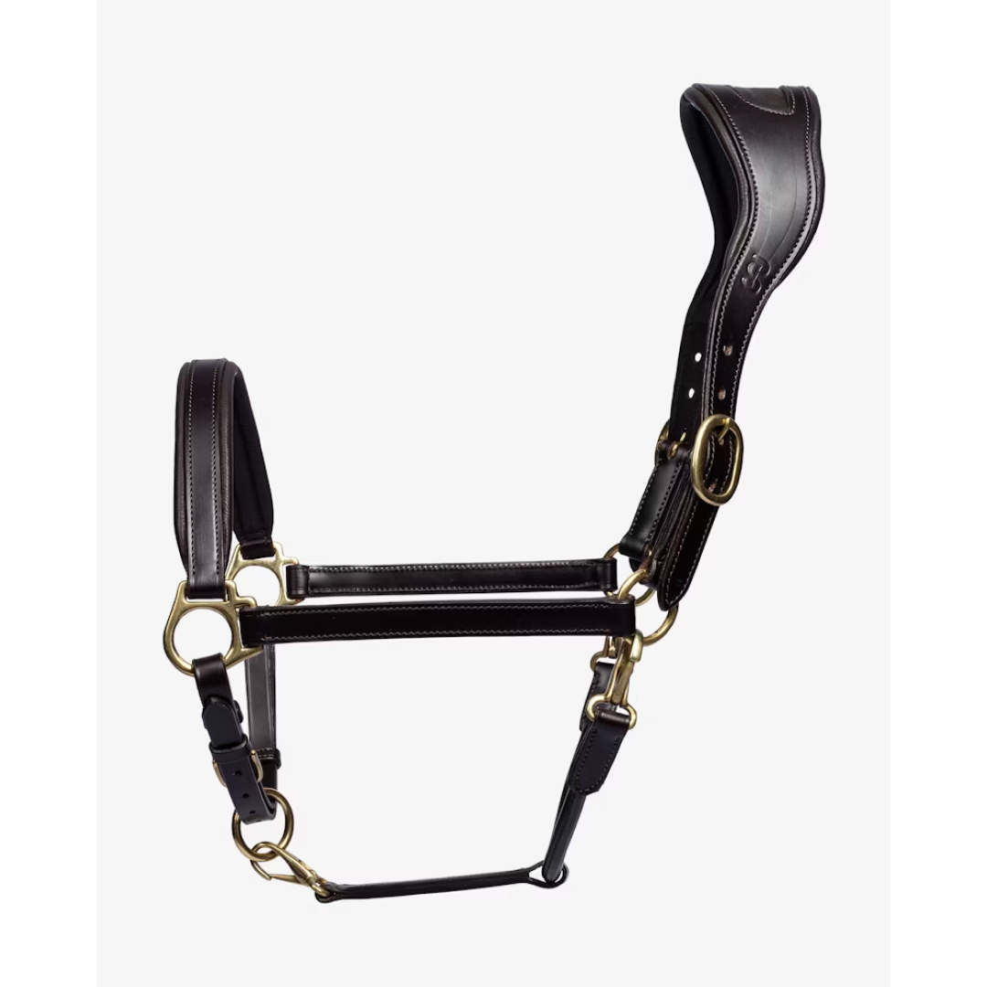 PS of Sweden Brown Leather Halter #colour_brown