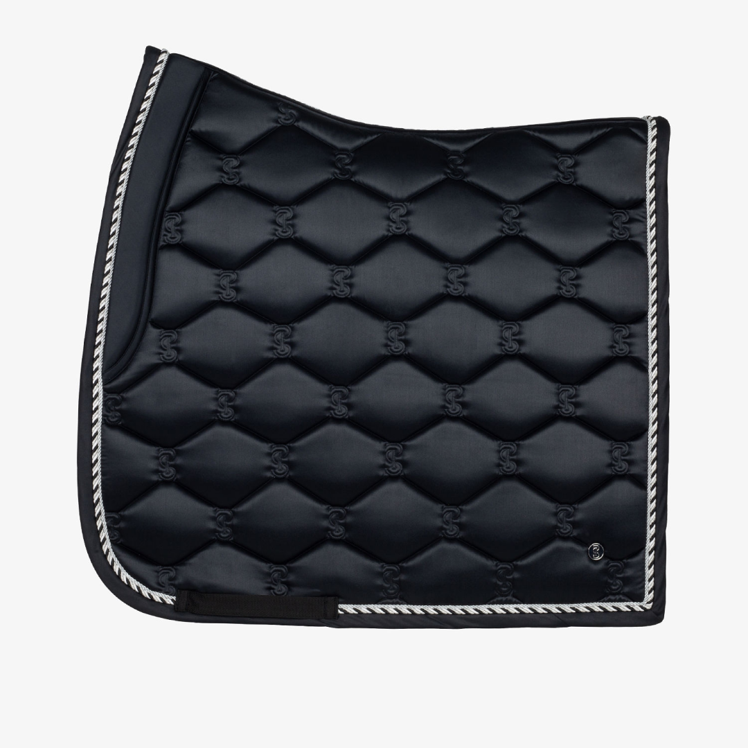 PS of Sweden Black Signature Dressage Saddle Pad #colour_black